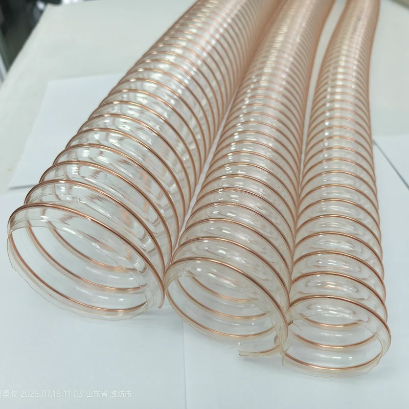 PU Steel Wire Telescopic Duct Hose 2